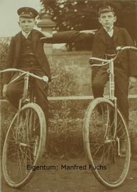 Radfahrer um 1900